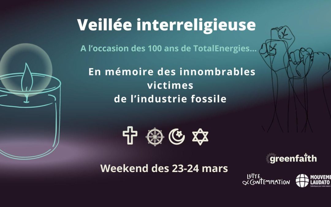 Veillée interreligieuse – 100 ans de Total